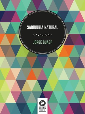 cover image of Sabiduría natural
